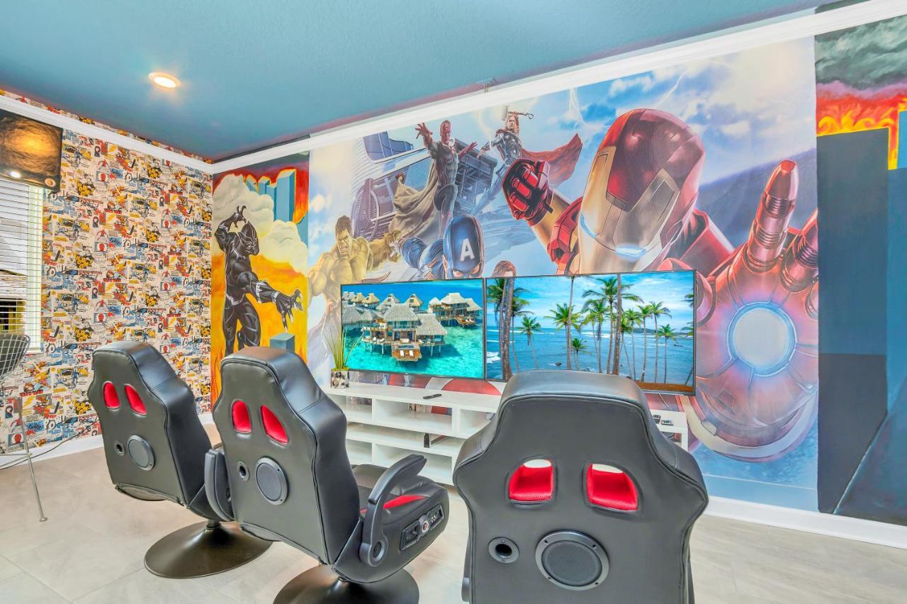 Large Villa, Private Poolgame Roommovie Theater Kissimmee Exteriör bild